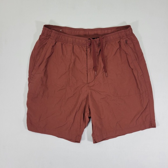 Gap Men's‎ Nylon Shorts Burnt Russet Size Large / 7" inseam - Picture 1 of 9